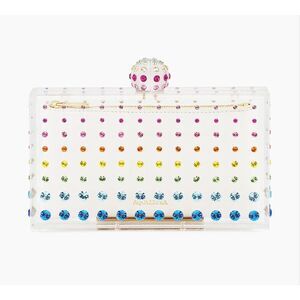 Aquazzura Multicolor Crystal Clutch